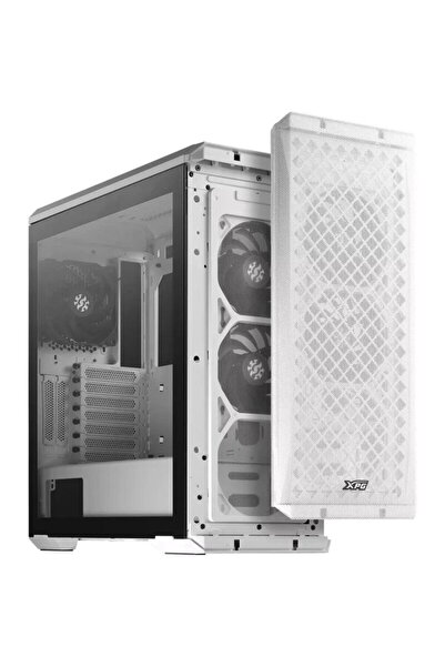 XPG CAXPDEFENDERWH, Middle Tower, Without power supply, ATX, E-ATX, mATX, mIT...