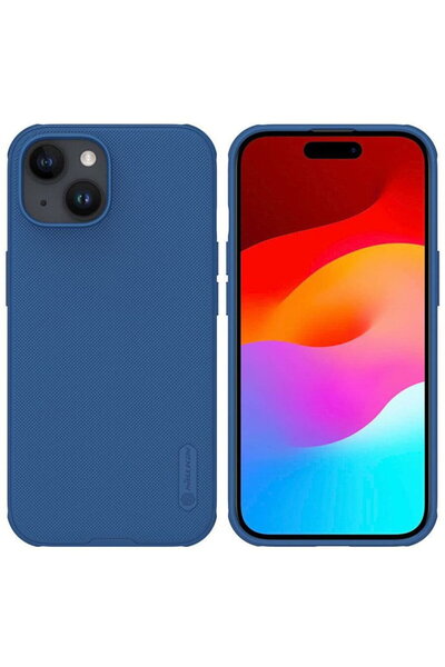 Nillkin Husă pentru iPhone 15 Plus - Super Frosted Shield Pro - Albastru