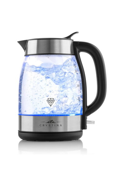 ETA Cana fierbator din sticla Crystina 5153 90000, 1.7 litri, 2200 W, lumina ...