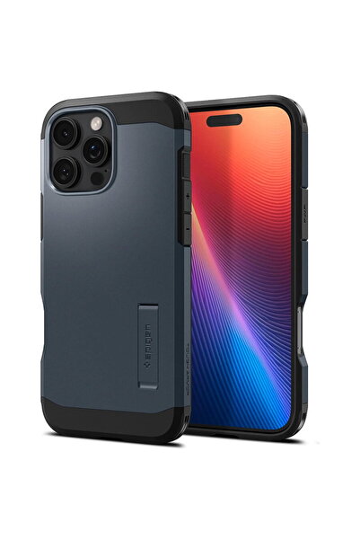 Spigen Husa pentru iPhone 16 Pro Max - Tough Armor MagSafe - Metal Slate