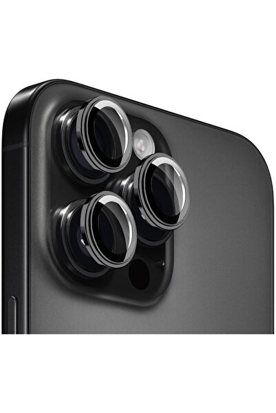 Mobile Origin Protecții lentile Easy Lens, negre - iPhone 16 Pro / 16 Pro Max