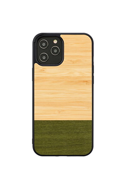 Other Husa MAN&WOOD pentru iPhone 12/12 Pro negru pădure de bambus