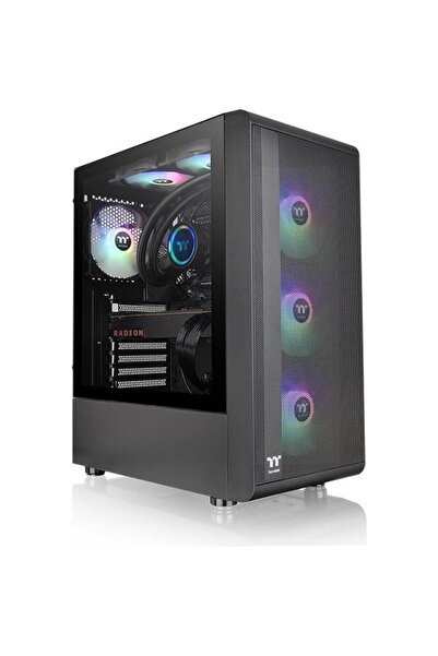 THERMALTAKE S200 TG ARGB No power source Middle Tower ATX Black