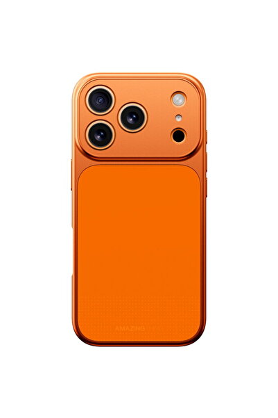 Amazingthing Husă integrală Minimal Mag pentru iPhone 17 Pro Max - Portocaliu