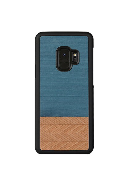 Other Калъф за смартфон Husa MAN&WOOD за Galaxy S9, деним черен