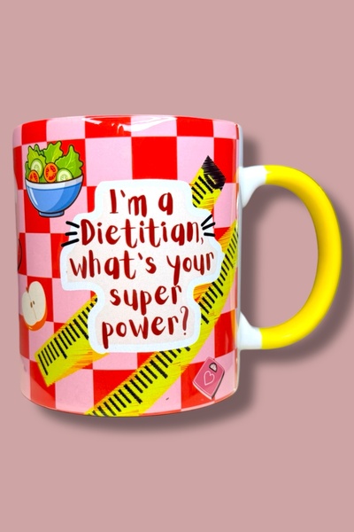City Glow Diyetisyen Meslek kupası- I'm a Dietitian Mug- Hediyelik Kupa Bardak