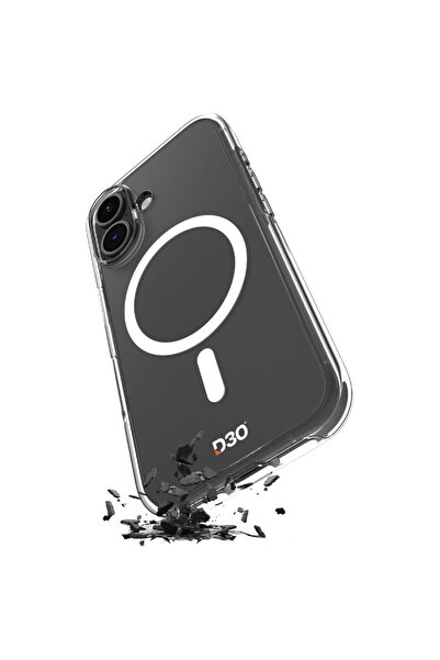 Puro Husă transparentă anti-impact D3O TPU+PC compatibilă MagSafe pentru iPho...