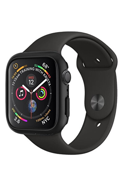 Spigen THIN FIT Apple Watch 4/5/6 / SE (44MM) NEGRU