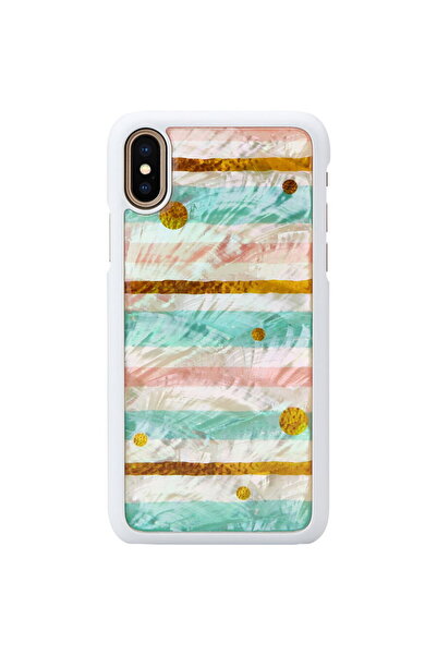 Other Husa iKins pentru smartphone iPhone XS/S, alb mentă pop