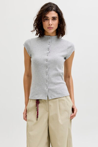 Jack & Jones Γυναικείο μπλουζάκι με ψηλό γιακά Stretch Kalip - Mya