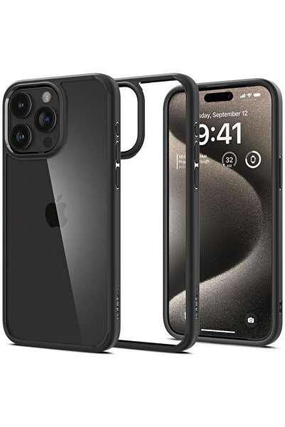 Spigen iPhone 15 Pro Max Case - Ultra Hybrid - Matte Black