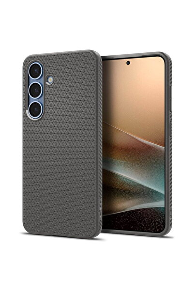 Spigen Husă pentru Samsung Galaxy S25 Plus - Liquid Air - Gri Marmură