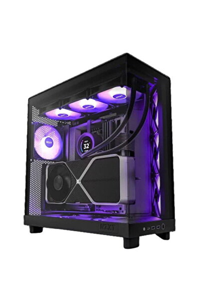 Nzxt H6 Flow RGB Black Fara sursa