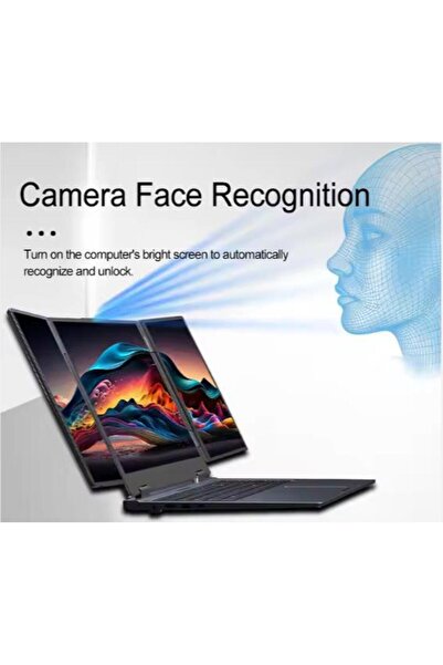 Merlin Tri Screen Laptop | Intel Core i7-1260P, 16GB DDR4 RAM, 512GB SSD