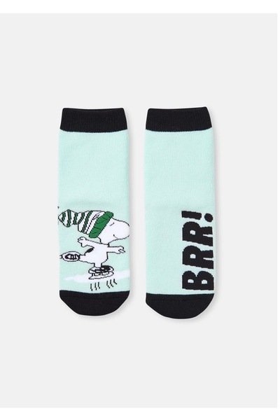 Dagi Unisex Snoopy Patterned Non-Slip Underlay Socks – Pack of Cotton , Breat...