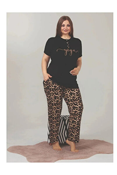 Lady Σετ πιτζάμες με μοτίβο λεοπάρ 10850