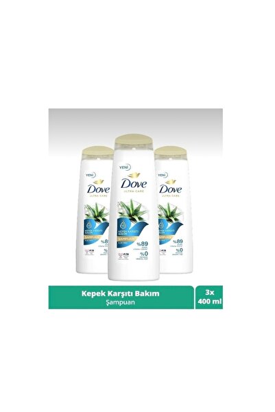 Dove Kepeğe Karşıtı Bakım Şampuanı Aleo Vera 400 ml x3 adet