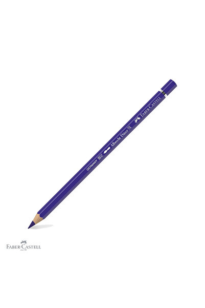 Faber Castell Creion colorat acuarelabil Faber-Castell 137 albastru violet, m...