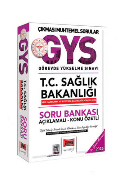 Yargı Yayınları 2025 T.C Sağlık Bakanlığı Veri Hazırlama ve Kontrol İşletmeni...