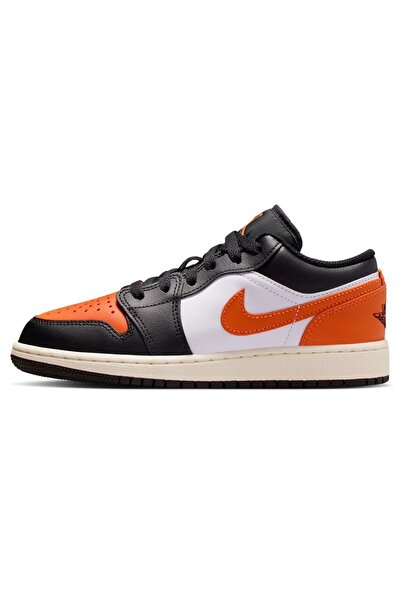 Nike Air Jordan 1 Low(GS) Leather Sneaker Hakiki Deri Günlük Spor Ayakkabı Tu...