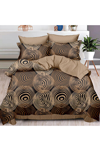 OEM Lenjerie de pat cu elastic 180x200 pentru pat dublu, 6 piese, JHN Finet, ...