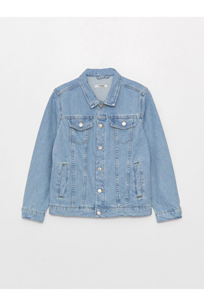 LC Waikiki Jachetă de băieți denim cu guler