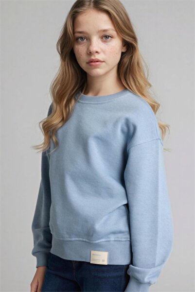 DeFacto Relax Fit Φούτερ με στάμπα για κορίτσια E6842A826SP