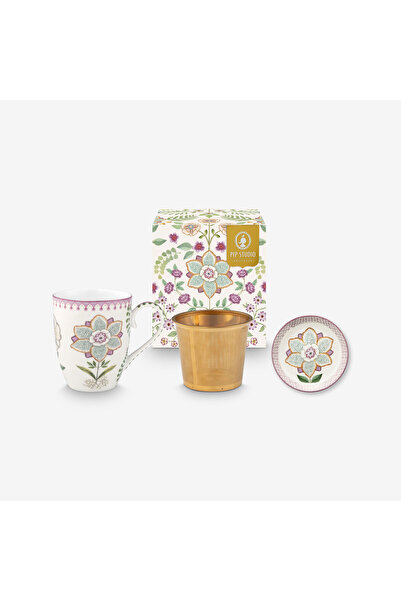 Pip Studio Lily & Lotus Purple Porcelain Tea Cup Set 350 ml