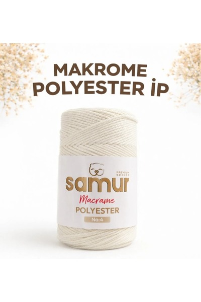 Samur Makrome Örgü İpi Renk Kodu:0275 No:4 (Kalınlık) 230m 200gr