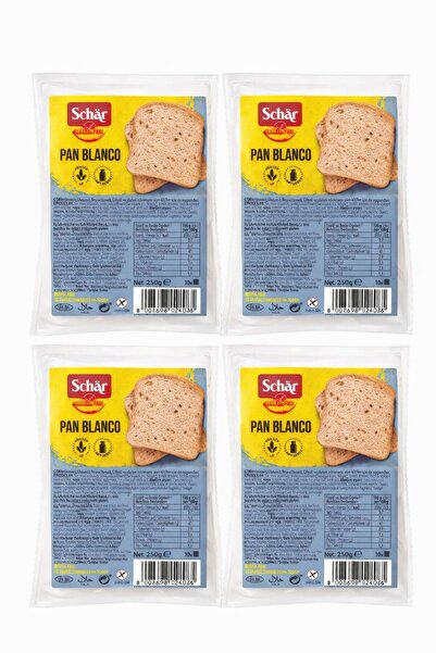 Schar Pan Blanco Glutensiz Ekmek 250Gr 4 Adet