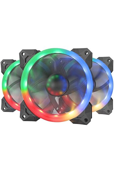 REDRAGON F008 120mm RGB 3 Pack Fan