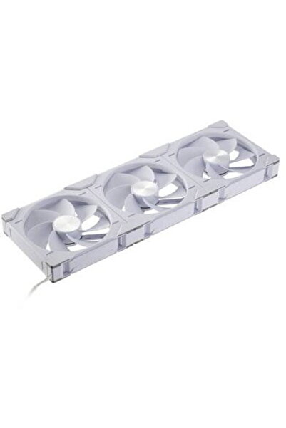 Phanteks PH-F140D30R_DRGB_PWM_WT01_3P, 3 ventilatoare de 140 mm, 1800 rpm, Alb