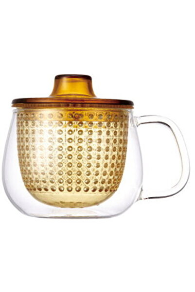 Kinto UNITEA Unimug - Cană cu infuzor de ceai 350ml Galben
