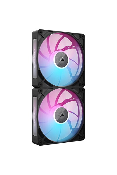 Corsair RX140 MAX RGB, case fan (black, 2-pack, 140 mm)