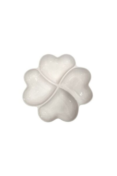 Clini Platou de servire, 30,5 cm, ceramic, 4 compartimente