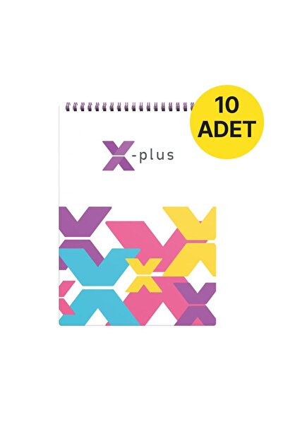 OFIX X-Plus karirani spiralni blok za beleške A5 80 g/m² 80 listova x 10 kom