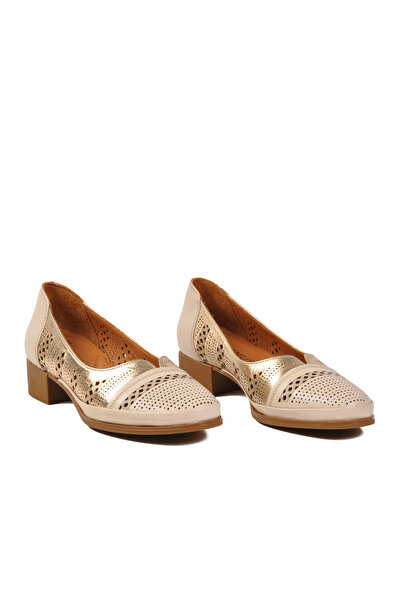 Venüs 1709280Y Z Beige-Gold Women's Casual Shoes
