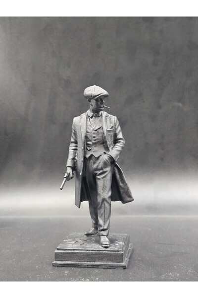 3DEpics Peaky Blinders - Thomas Shelby Figür - (Metalik Renk Boyalı)