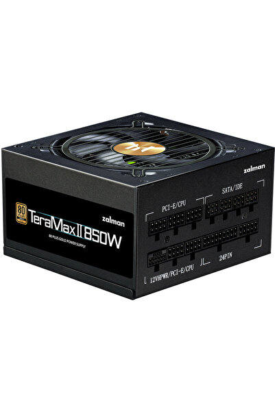 Zalman Sursă de alimentare PC TeraMax II, 850W, 80+ Auriu, Modulară, 12cm, Au...