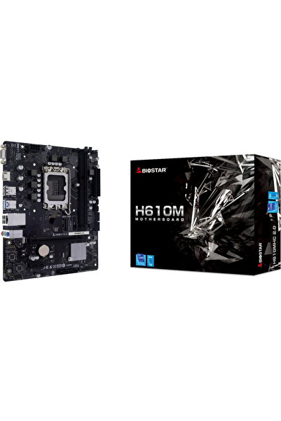 Biostar H610MHC 2.0 - Socket 1700 - placă de bază neagră