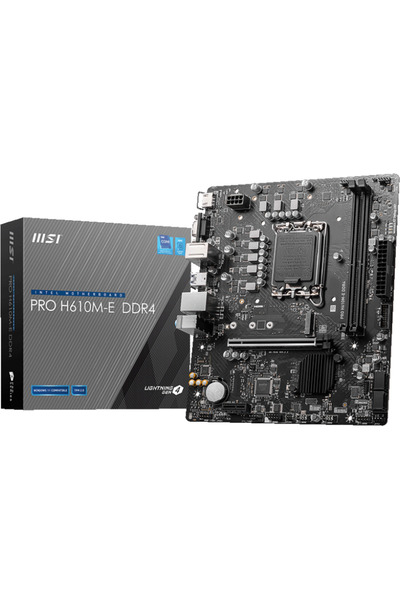 MSI PRO H610M-E DDR4, Intel H610, socket 1700, mATX