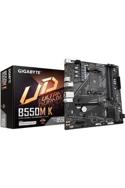 Gigabyte B550M K, AMD B550, Socket AM4, mATX