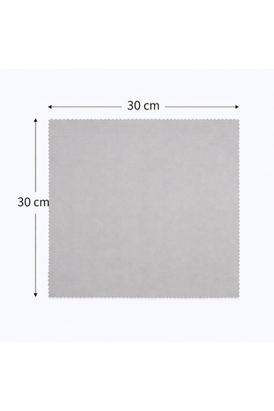 Optic Master A Quality Microfiber Cloth 30X30 Gray