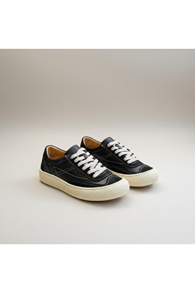 KS KADİR SARAÇ Genuine De Leather Alin Sole Double Color Women's Casual Shoes