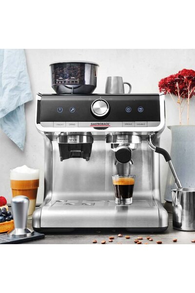 GASTROBACK 42616, 1550 W, 2.8 l, 15 bar, Rasnita de cafea incorporata, Dispoz...