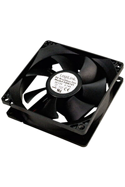 LogiLink Ventilator PC FAN101 Negru (L x Î x A) 80 x 80 x 25 mm
