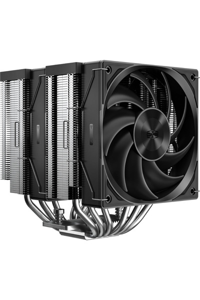 PCCOOLER RZ620 BK, 2 ventilatoare de 120 mm, 2200 rpm, Negru