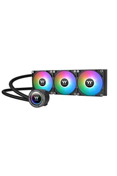 THERMALTAKE Ventilator lichid TH420 V2, ARGB, 3 bucăți, 140mm, 34.7dB, Negru