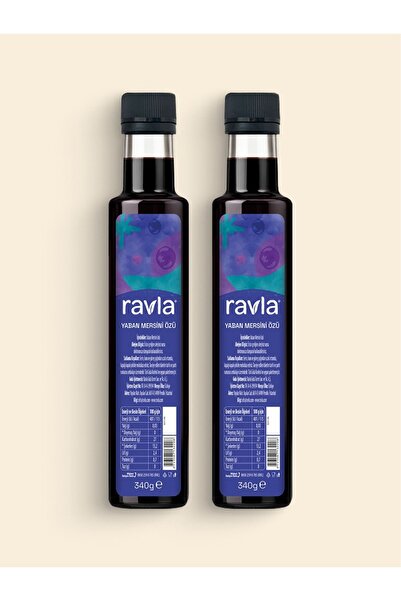 Ravla 2'li Ürün - Yaban Mersini Özü 340g