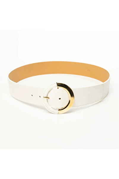 AngelsAccessories Γυναικεία Ζώνη με Χρυσή Στρογγυλή Αγκράφα